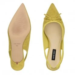 Nine West Aperf Slingback Pointy Toe Pumps 6 Nine West Aperf Slingback Pointy Toe Pumps