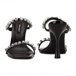 Nine West Aria Heeled Slide Sandals