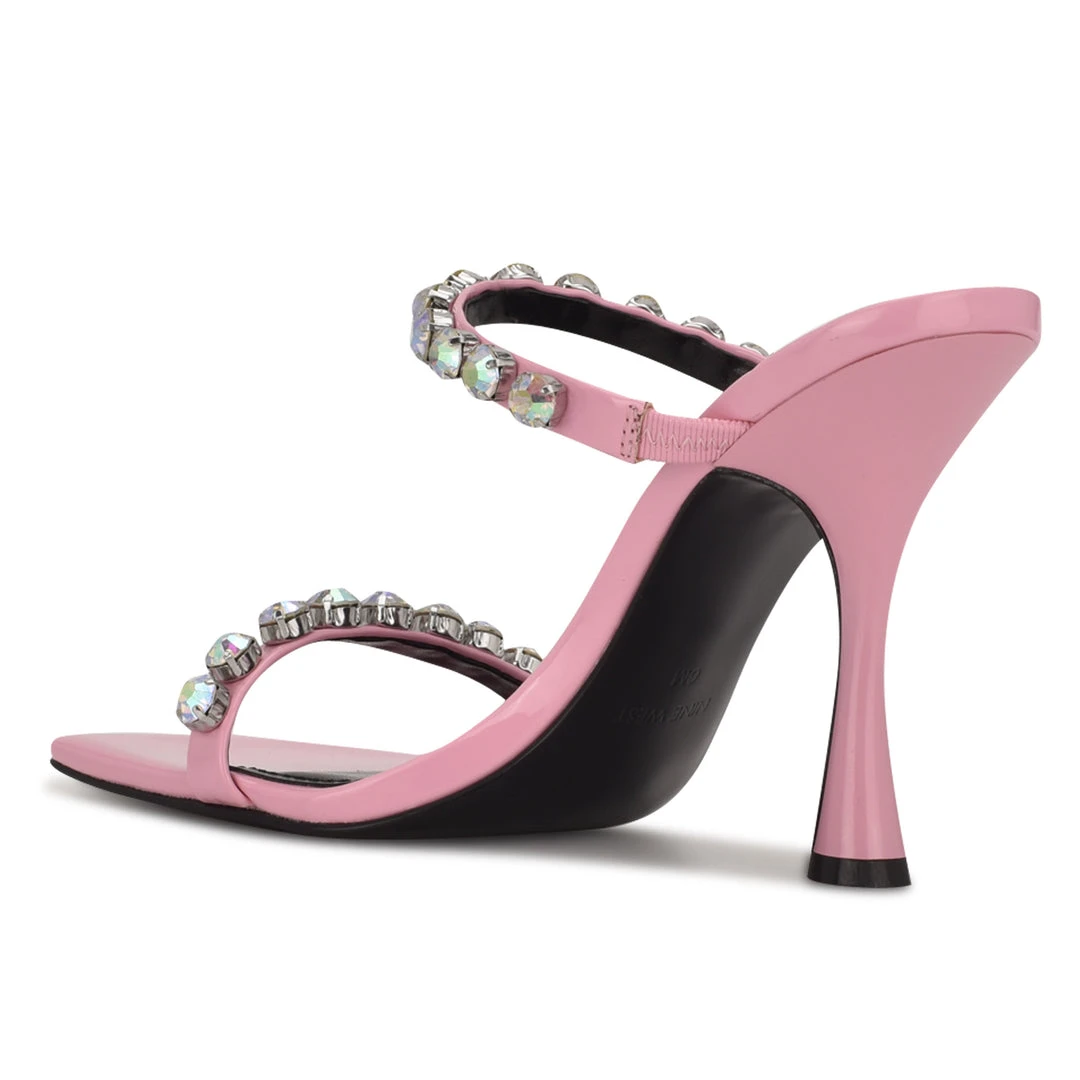 Nine West Color Pop Aria Heeled Slide Sandals Nine West Color Pop Aria Heeled Slide Sandals