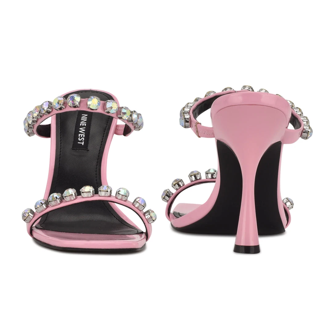 Nine West Color Pop Aria Heeled Slide Sandals Nine West Color Pop Aria Heeled Slide Sandals