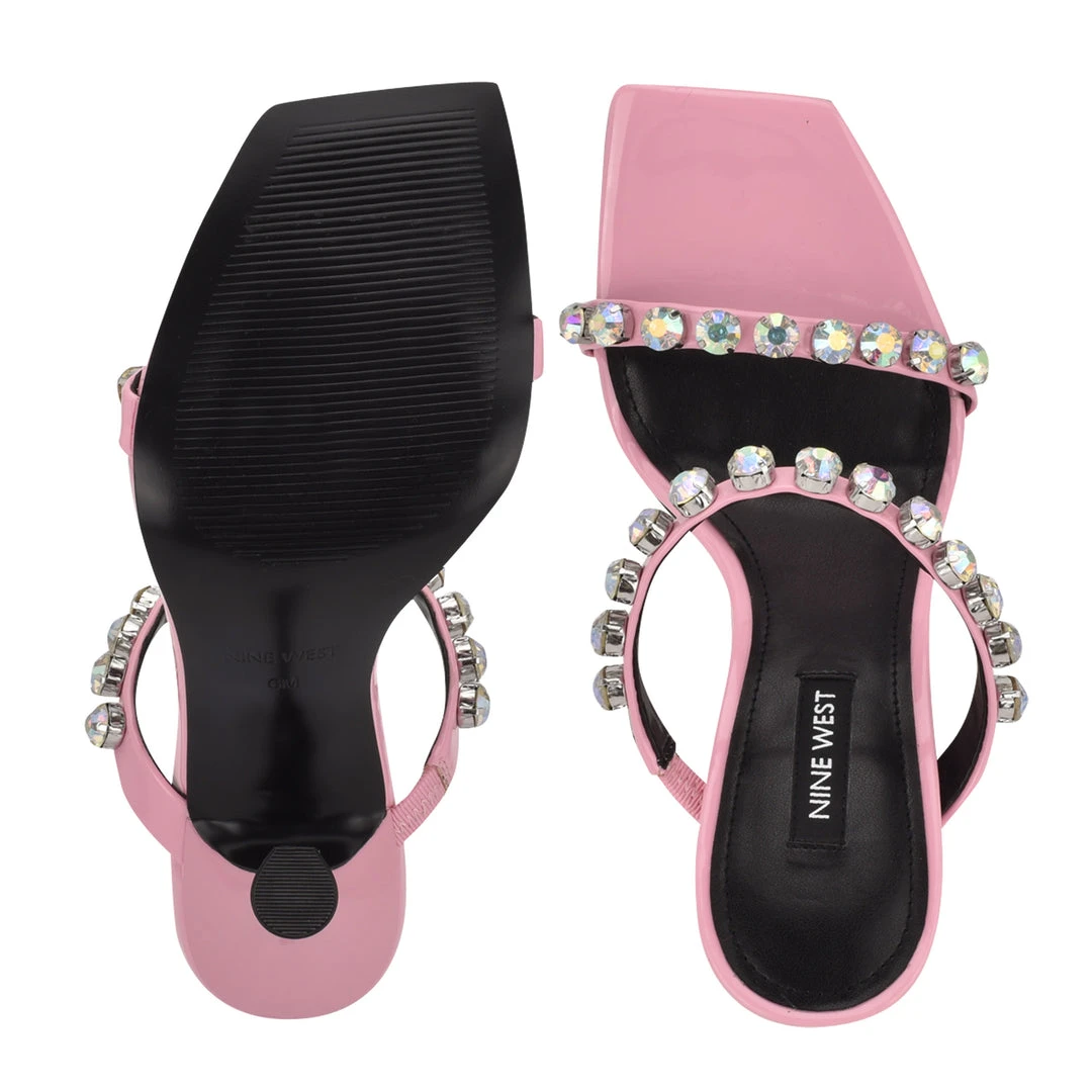 Nine West Color Pop Aria Heeled Slide Sandals Nine West Color Pop Aria Heeled Slide Sandals