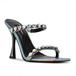 Nine West Aria Heeled Slide Sandals
