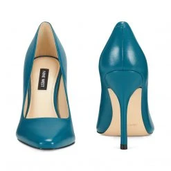 Nine West Color Pop Arley Square-Toe Pumps 6 Nine West Color Pop Arley Square-Toe Pumps