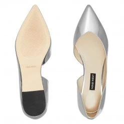 Nine West Aryn Half D'Orsay Flats Metallic Mindset