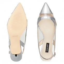 Nine West Metallic Mindset Ash Slingback Pumps 13 Nine West Metallic Mindset Ash Slingback Pumps