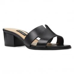 Nine West Aubrey Open Toe Slide Sandals Heels