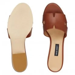 Nine West Heels Aubrey Open Toe Slide Sandals 13 Nine West Heels Aubrey Open Toe Slide Sandals