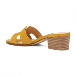 Nine West Heels Aubrey Open Toe Slide Sandals