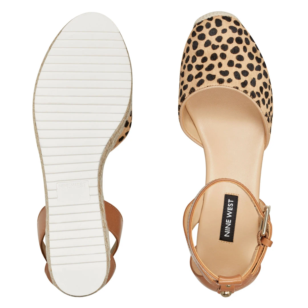 Nine West Audra Espadrille Wedge Sandals 8 Nine West Audra Espadrille Wedge Sandals