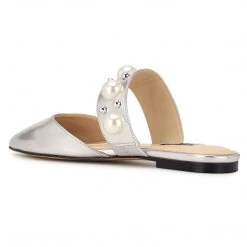 Nine West Metallic Mindset Baubble Dress Mules