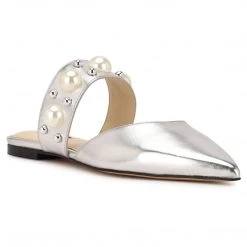 Nine West Metallic Mindset Baubble Dress Mules