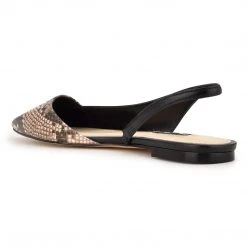 Nine West Shoes Beads Slingback Pointy Toe Flats