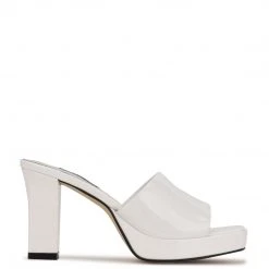 Nine West Y2K Revival Behot Heeled Slide Sandals