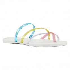 Nine West Color Pop Benette Flat Slide Sandals