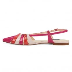 Nine West Betsy Pointed Toe Flats Color Pop