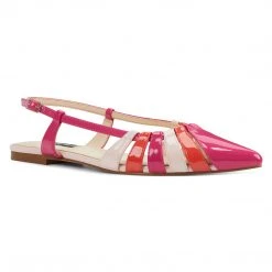 Nine West Betsy Pointed Toe Flats Color Pop
