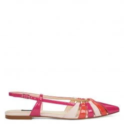 Nine West Betsy Pointed Toe Flats Color Pop