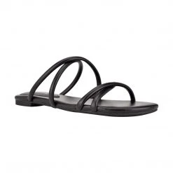 Nine West Beva Flat Slide Sandals Fun Flats