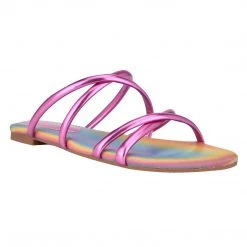 Nine West Beva Flat Slide Sandals