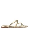 Nine West Beva Flat Slide Sandals Metallic Mindset 1 Nine West Beva Flat Slide Sandals Metallic Mindset