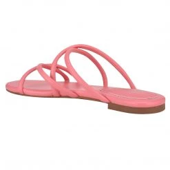 Nine West Beva Flat Slide Sandals Fun Flats