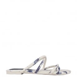 Nine West Beva Flat Slide Sandals Fun Flats
