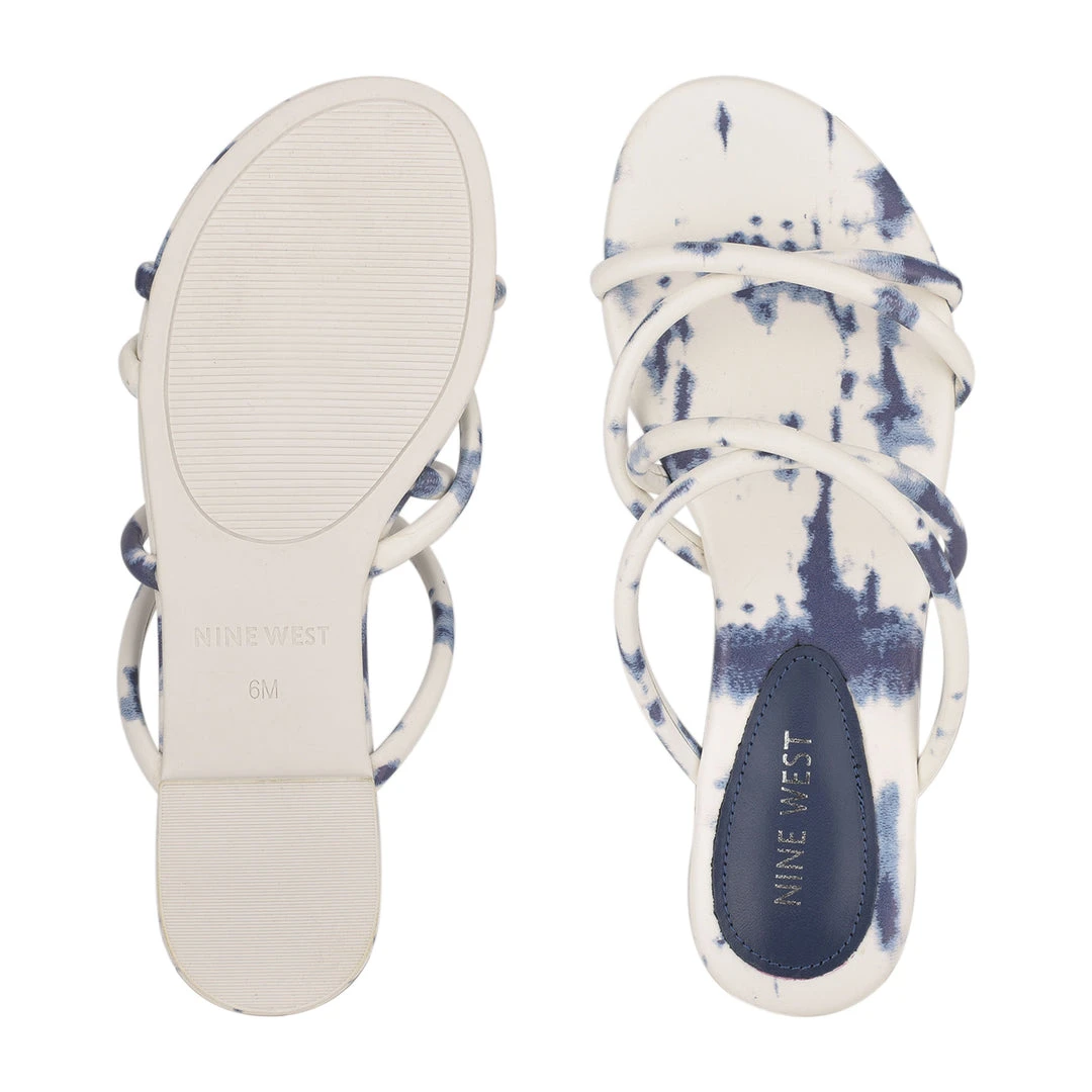 Nine West Beva Flat Slide Sandals Fun Flats 7 Nine West Beva Flat Slide Sandals Fun Flats