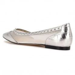 Nine West Metallic Mindset Bizzie Pointy Toe Flats