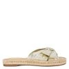 Nine West Weave Got You Blanche Espadrille Slide Sandals