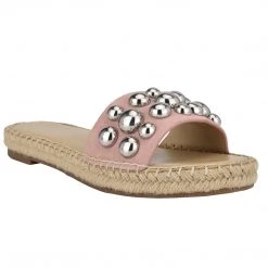 Nine West Weave Got You Blast Espadrille Slide Sandals
