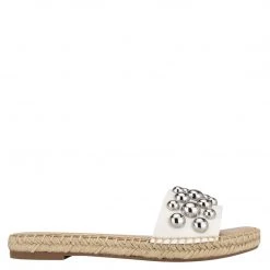 Nine West Weave Got You Blast Espadrille Slide Sandals