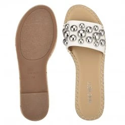 Nine West Weave Got You Blast Espadrille Slide Sandals 6 Nine West Weave Got You Blast Espadrille Slide Sandals