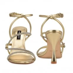 Nine West Heel Appeal Blitz Ankle Strap Sandals