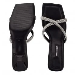 Nine West Heel Appeal Blonde Heeled Slide Sandals