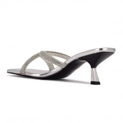 Nine West Heel Appeal Blonde Heeled Slide Sandals