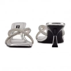 Nine West Heel Appeal Blonde Heeled Slide Sandals