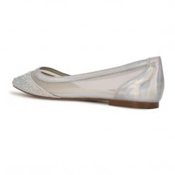 Nine West Bogus Pointy Toe Flats Metallic Mindset