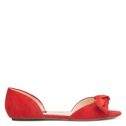 Nine West Bonnie Bow Front D'Orsay Flats Color Pop