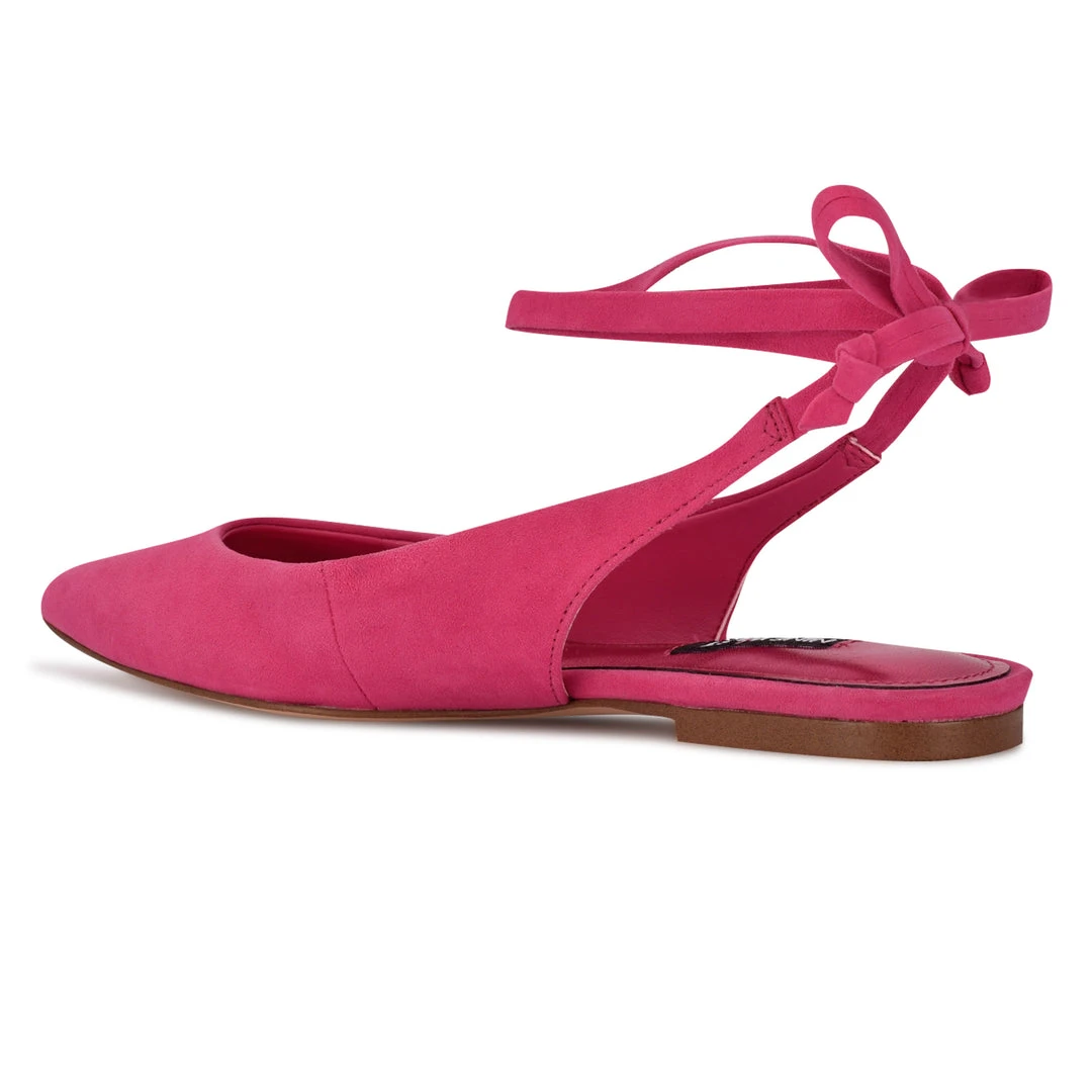 Nine West Bop Ankle Wrap Pointy Toe Flats Lace It Up Nine West Bop Ankle Wrap Pointy Toe Flats Lace It Up