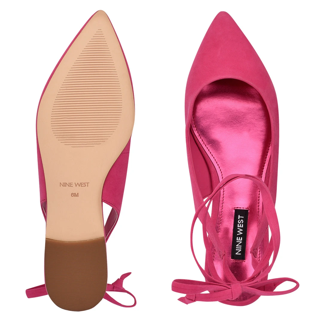 Nine West Bop Ankle Wrap Pointy Toe Flats Lace It Up Nine West Bop Ankle Wrap Pointy Toe Flats Lace It Up