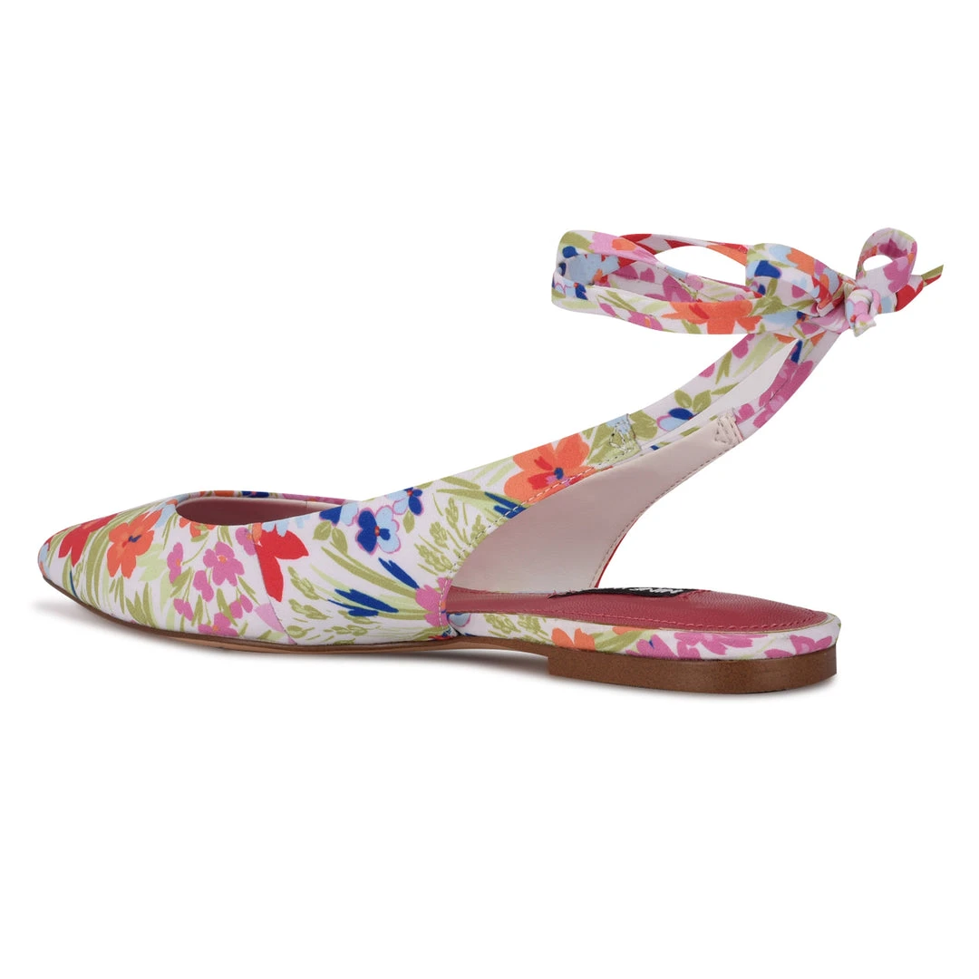 Nine West Bop Ankle Wrap Pointy Toe Flats 5 Nine West Bop Ankle Wrap Pointy Toe Flats