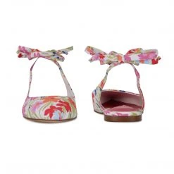 Nine West Bop Ankle Wrap Pointy Toe Flats 10 Nine West Bop Ankle Wrap Pointy Toe Flats