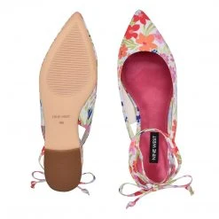 Nine West Bop Ankle Wrap Pointy Toe Flats 11 Nine West Bop Ankle Wrap Pointy Toe Flats