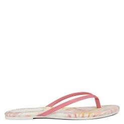 Nine West Bossy Flat Thong Sandals Color Pop