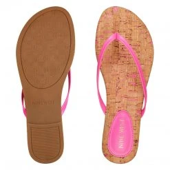 Nine West Bossy Flat Thong Sandals 7 Nine West Bossy Flat Thong Sandals