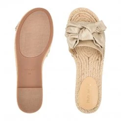 Nine West Weave Got You Bow Espadrille Slide Sandals