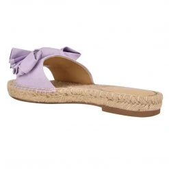 Nine West Weave Got You Bow Espadrille Slide Sandals