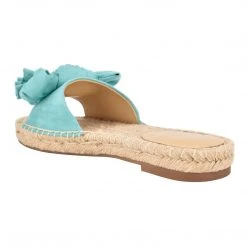 Nine West Weave Got You Bow Espadrille Slide Sandals