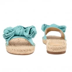 Nine West Weave Got You Bow Espadrille Slide Sandals
