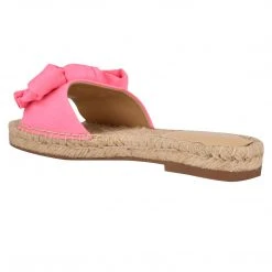 Nine West Weave Got You Bow Espadrille Slide Sandals